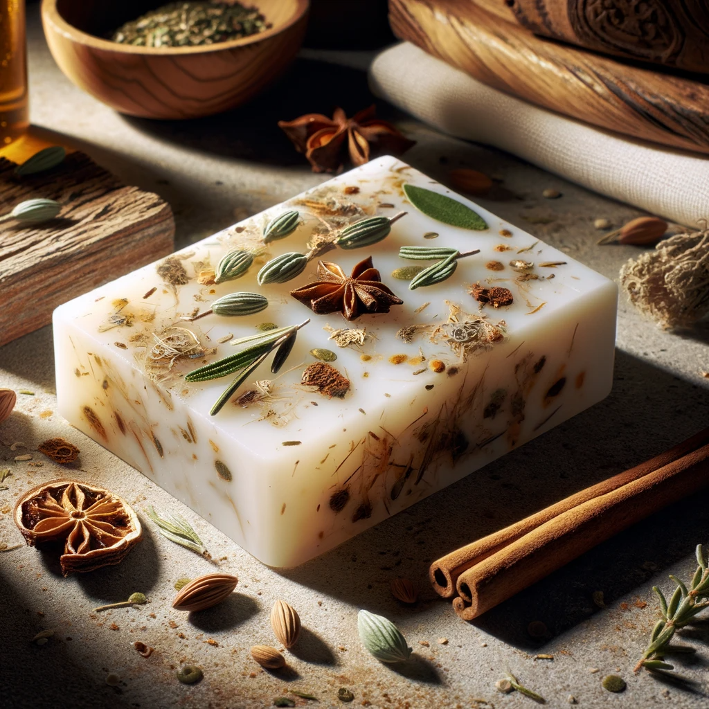 Pastilla de jabón de coco natural