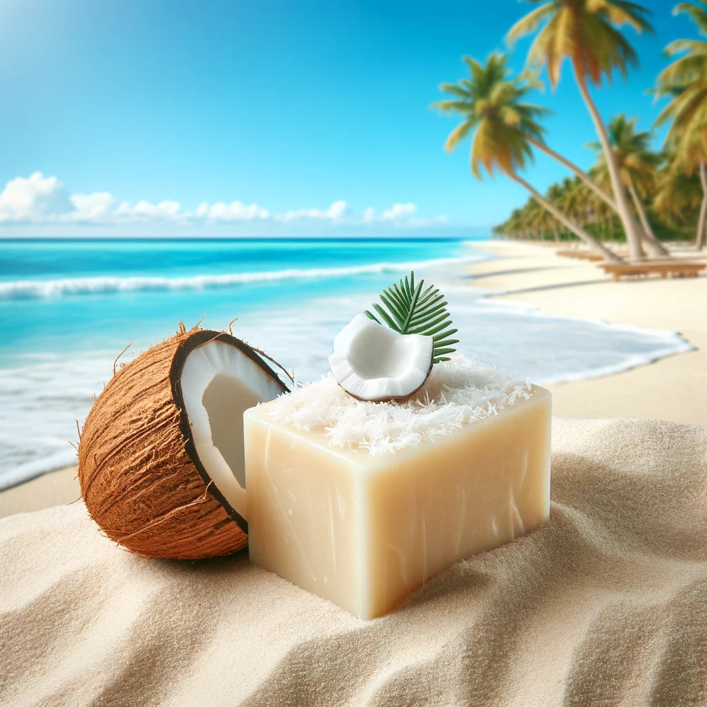 Pastilla de jabón de coco premiun v2