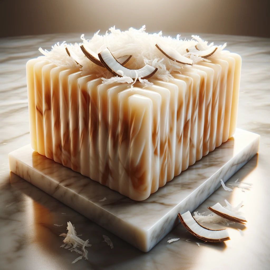 Pastilla de jabón de coco platinum v2